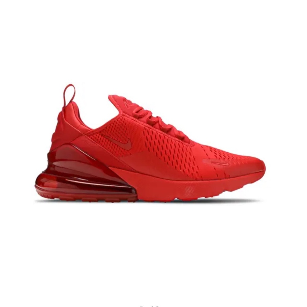 Red Nike Air Max 270. Size 7youth only worn twice, in New condition.